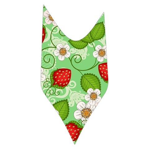 Strawberries Pattern Seamless Women s Long Sleeve Raglan T Side Right