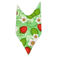 Strawberries Pattern Seamless Women s Long Sleeve Raglan T Side Left