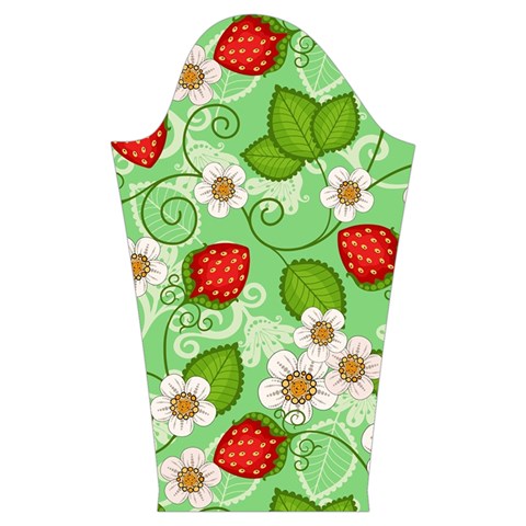 Strawberries Pattern Seamless Kids  Midi Sailor Dress from ArtsNow.com Sleeve Left