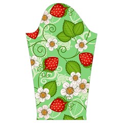 Strawberries Pattern Seamless Kids  Midi Sailor Dress from ArtsNow.com Sleeve Left