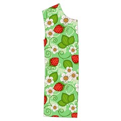 Strawberries Pattern Seamless Kids  Stylish Hooded Puffer Vest from ArtsNow.com Front Right