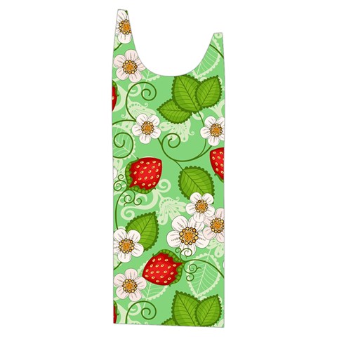 Strawberries Pattern Seamless Kids  Stylish Hooded Puffer Vest from ArtsNow.com Front Left Side