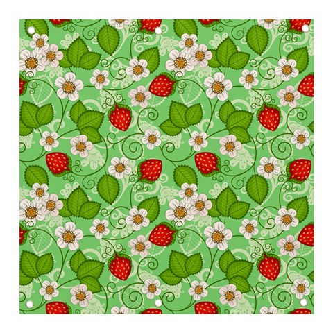 Strawberries Pattern Seamless Banner and Sign 3  x 3  from ArtsNow.com Front