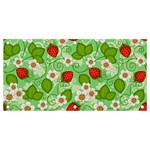 Strawberries Pattern Seamless Banner and Sign 4  x 2 