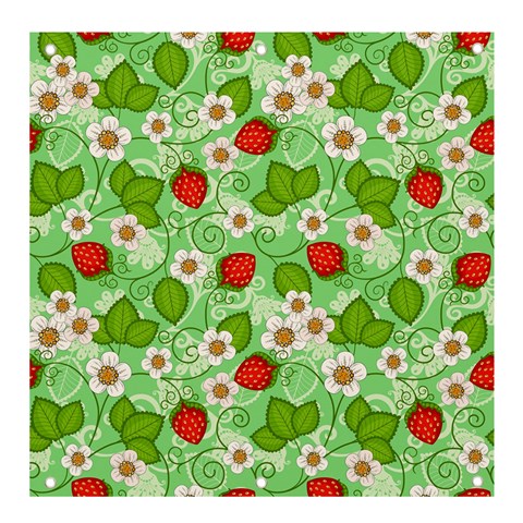 Strawberries Pattern Seamless Banner and Sign 4  x 4  from ArtsNow.com Front