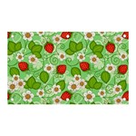 Strawberries Pattern Seamless Banner and Sign 5  x 3 