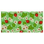 Strawberries Pattern Seamless Banner and Sign 6  x 3 