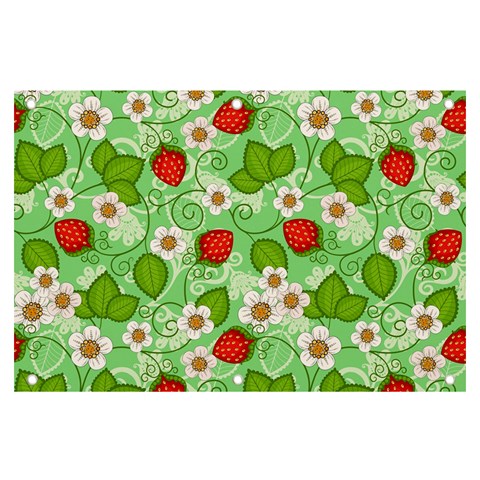 Strawberries Pattern Seamless Banner and Sign 6  x 4  from ArtsNow.com Front