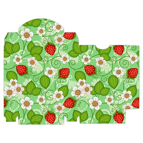 Strawberries Pattern Seamless Playing Cards Single Design (Rectangle) with Custom Box from ArtsNow.com Poker Box