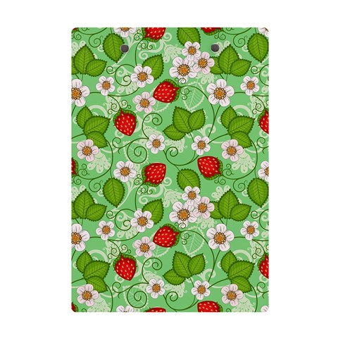 Strawberries Pattern Seamless A5 Acrylic Clipboard from ArtsNow.com Back