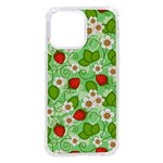 Strawberries Pattern Seamless iPhone 14 Pro Max TPU UV Print Case