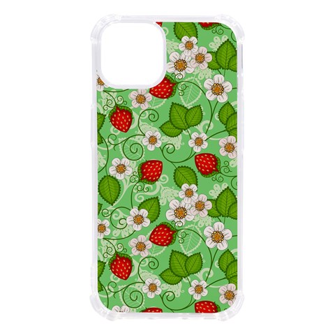 Strawberries Pattern Seamless iPhone 13 TPU UV Print Case from ArtsNow.com Front