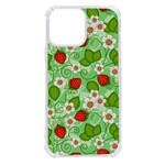 Strawberries Pattern Seamless iPhone 13 Pro Max TPU UV Print Case