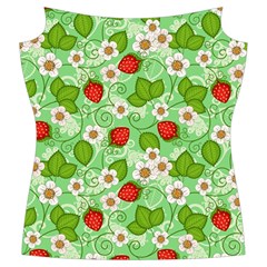 Strawberries Pattern Seamless Women s Cut Out Long Sleeve T Front