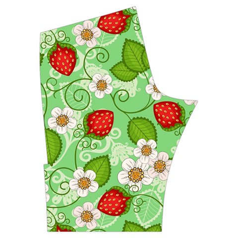 Strawberries Pattern Seamless Men s Side Zip Front Pouch Ski And Snowboard Bib Pants	 from ArtsNow.com Back Left