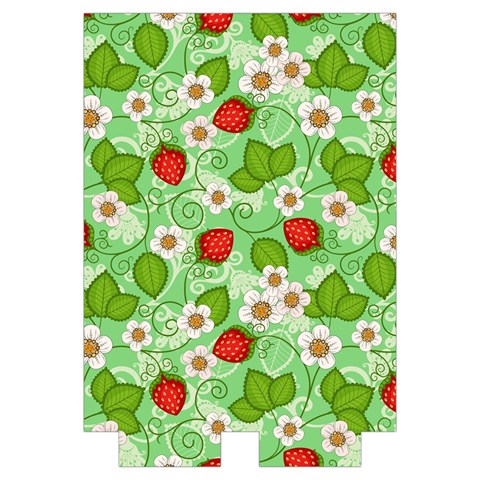 Strawberries Pattern Seamless Automatic Folding Umbrella with Case (Medium) from ArtsNow.com Case