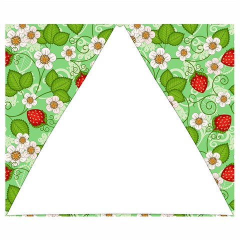 Strawberries Pattern Seamless Automatic Folding Umbrella with Case (Small) from ArtsNow.com 19.98 x16.78  Umbrella - 1