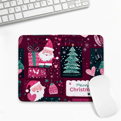 Christmas Santa Claus Small Mousepad from ArtsNow.com Front