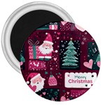 Christmas Santa Claus 3  Magnets