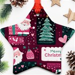 Christmas Santa Claus Ornament (Star)