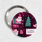 Christmas Santa Claus 2.25  Handbag Mirrors