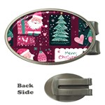 Christmas Santa Claus Money Clips (Oval) 