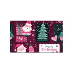 Christmas Santa Claus Sticker (Rectangular)