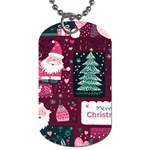 Christmas Santa Claus Dog Tag (One Side)