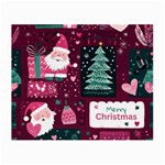 Christmas Santa Claus Small Glasses Cloth