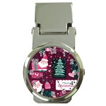 Christmas Santa Claus Money Clip Watches