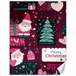 Christmas Santa Claus Canvas 12  x 16 