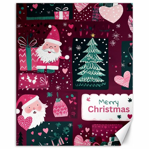 Christmas Santa Claus Canvas 16  x 20  from ArtsNow.com 15.75 x19.29  Canvas - 1