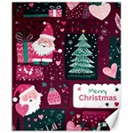 Christmas Santa Claus Canvas 20  x 24 