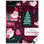 Christmas Santa Claus Canvas 36  x 48 