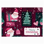 Christmas Santa Claus Large Glasses Cloth