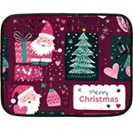 Christmas Santa Claus Fleece Blanket (Mini)