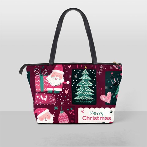 Christmas Santa Claus Classic Shoulder Handbag from ArtsNow.com Back