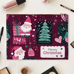 Christmas Santa Claus Cosmetic Bag (XL) from ArtsNow.com Back