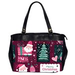 Christmas Santa Claus Oversize Office Handbag (2 Sides)