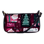 Christmas Santa Claus Shoulder Clutch Bag