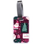 Christmas Santa Claus Luggage Tag (two sides)