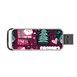 Christmas Santa Claus Portable USB Flash (One Side)