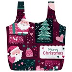 Christmas Santa Claus Full Print Recycle Bag (XL)