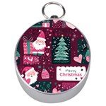 Christmas Santa Claus Silver Compasses