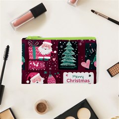 Christmas Santa Claus Cosmetic Bag (XS) from ArtsNow.com Front