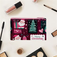 Christmas Santa Claus Cosmetic Bag (XS) from ArtsNow.com Back