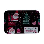 Christmas Santa Claus Open Lid Metal Box (Silver)  