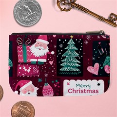 Christmas Santa Claus Large Coin Purse from ArtsNow.com Back