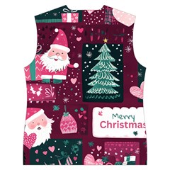 Christmas Santa Claus Women s Button Up Vest from ArtsNow.com Back