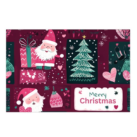 Christmas Santa Claus Waist Pouch (Small) from ArtsNow.com Loop